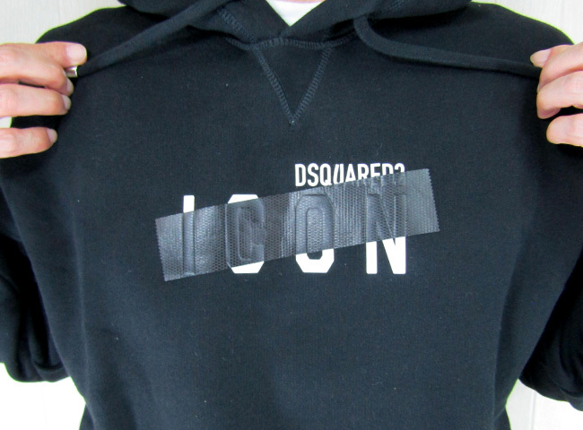 ディースクエアード DSQUARED2 パーカー スウェット メンズ ICON S79GU0049 S25042/900/ ブラック 黒  サイズ：S/M/L