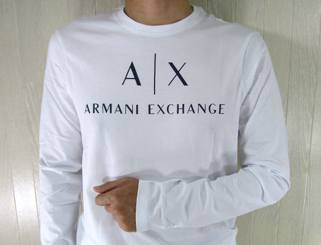  アルマーニエクスチェンジ A/X Armani Exchange メンズ 長袖 Tシャツ ロンT 