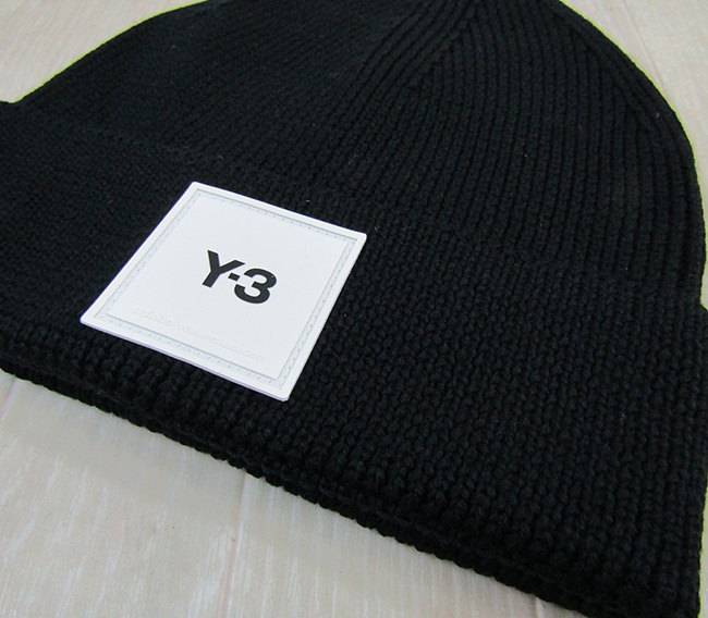 Y-3 ワイスリー Yohji Yamamoto ヨージヤマモト ニット帽 スクエア 