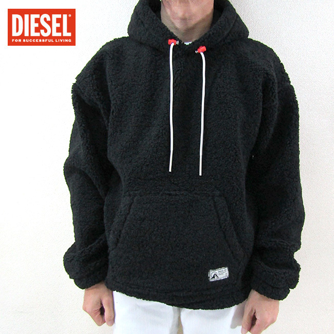 ディーゼル DIESEL メンズ パーカー ボアパーカー ビッグシルエット S