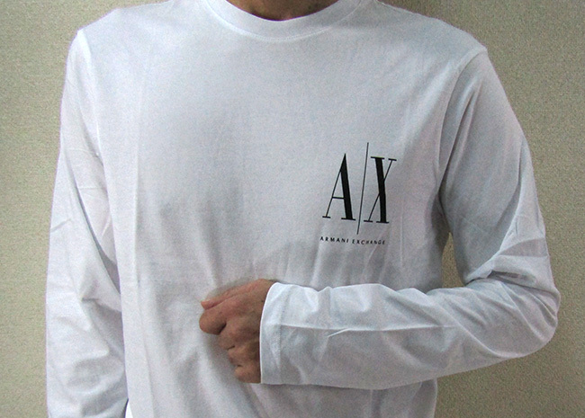 アルマーニエクスチェンジ A/X Armani Exchange メンズ 長袖 Tシャツ