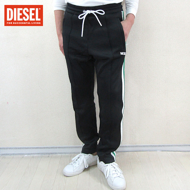 ディーゼル DIESEL メンズ ジャージーパンツ P-CHROME/900A/ ブラック