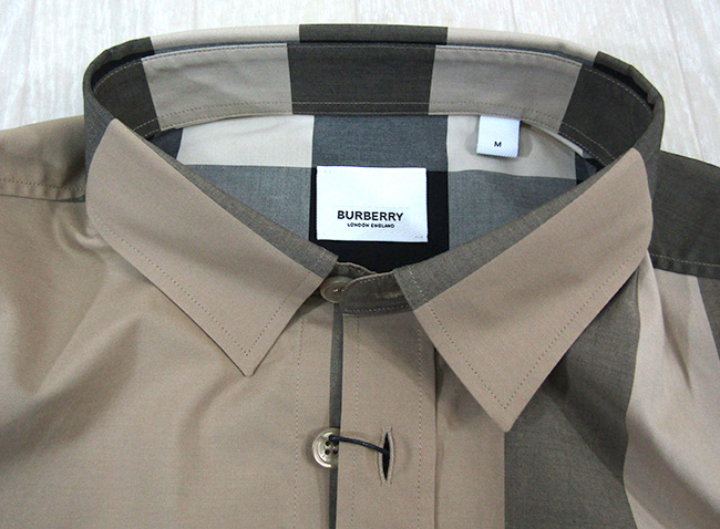 バーバリー Burberry メンズ 半袖シャツ メガチェック 8017322 / A7028