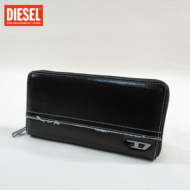 ディーゼル DIESEL 長財布 ラウンドジップ 財布 24 ZIP / X08440 PS167 / T8013 / ブラック 黒  :key-20220416-111-120:madoricci - 通販 - Yahoo!ショッピング