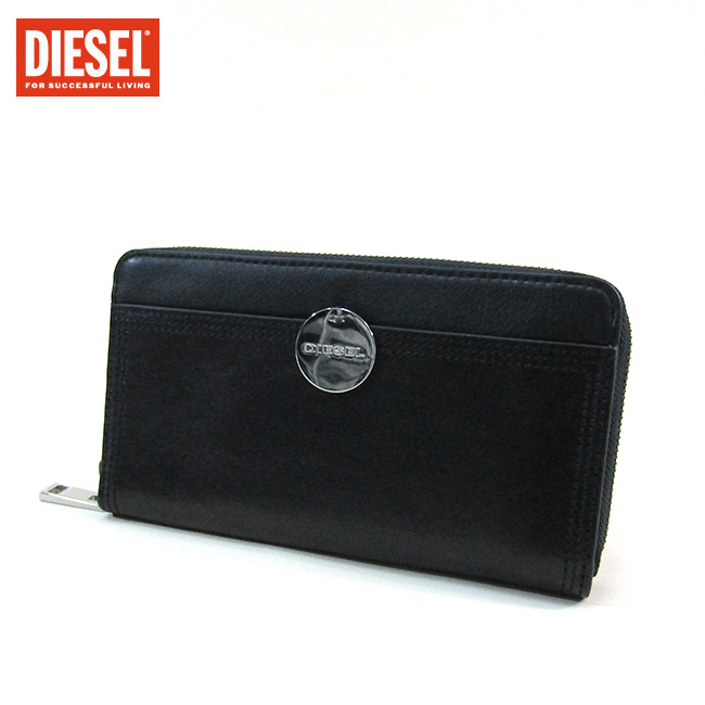 ディーゼル DIESEL 長財布 ラウンドジップ 財布 本革 レザー X07185 P3394 / H1669 / ブラック 黒  :key-20220419-008-017:madoricci - 通販 - Yahoo!ショッピング