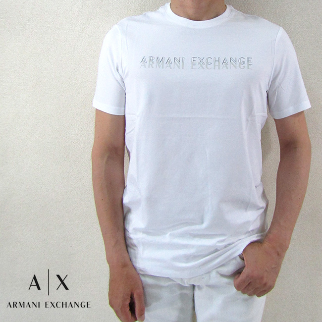 アルマーニエクスチェンジ A/X Armani Exchange メンズ 半袖 Tシャツ カットソー 3LZTKB ZJE6Z / 1100 /  ホワイト 白 サイズ：S/M/L/XL/XXL :key-20220601-128-143:madoricci - 通販 - Yahoo!ショッピング
