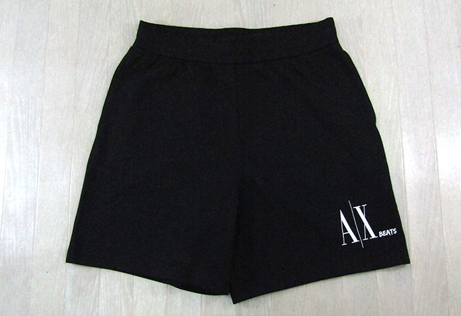 アルマーニ エクスチェンジ A/X Armani Exchange メンズ ショートパンツ ハーフパンツ 3LZSJE ZJYAZ / 1200 /  ブラック 黒 サイズ：S/M/L/XL/XXL