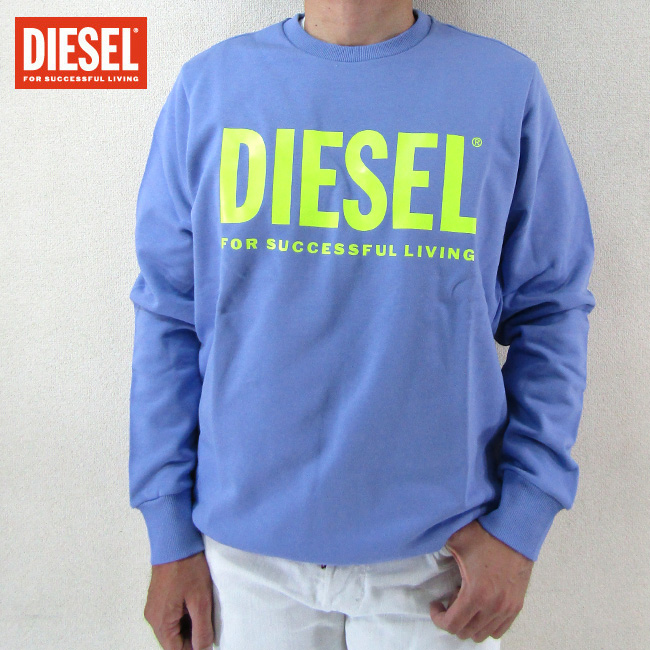 ディーゼル DIESEL メンズ スウェット トレーナー S-GIR-DIVISION-LOGO