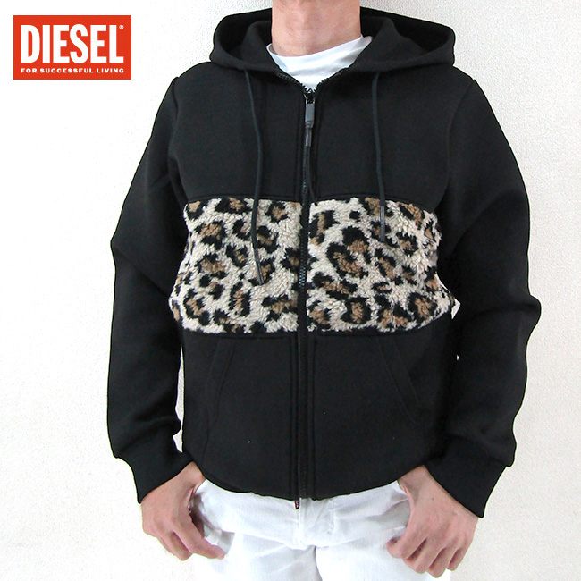 ディーゼル DIESEL メンズ ジップアップ スウェットパーカー S-GIRK