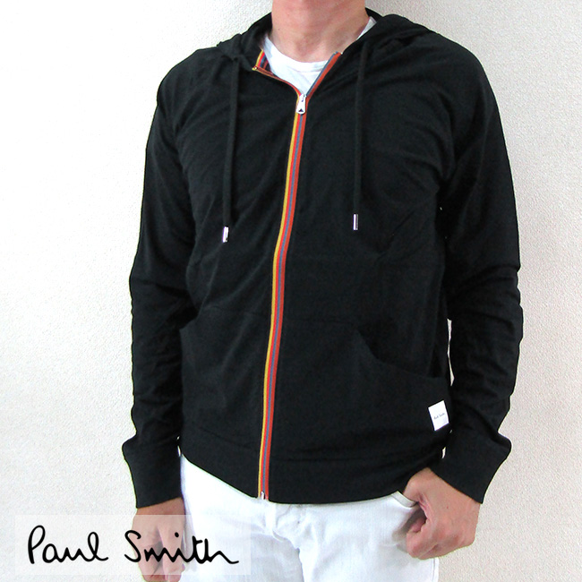 ポールスミス Paul Smith パーカー ジップアップパーカー M1A-500J-AU279B / 79 / ブラック 黒 サイズ：S/M/L/XL