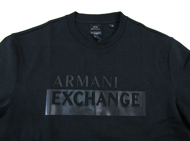 新品 ARMANI EXCHANGE ジャージ スウェット ロゴ 黒 Mサイズ-