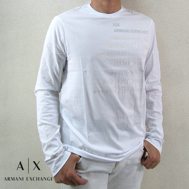 アルマーニエクスチェンジ A/X Armani Exchange メンズ 長袖 Tシャツ