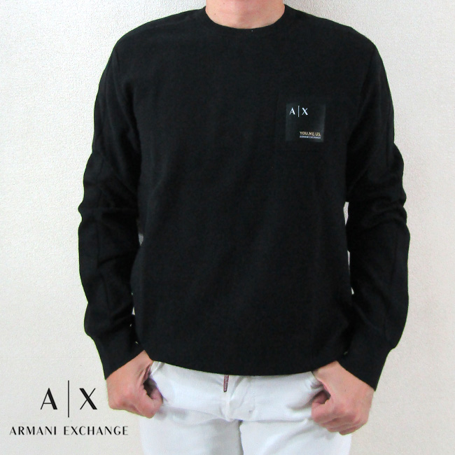 ARMANI EXCHANGE アルマーニエクスチェンジ Tシャツ 長袖 ニット - Tシャツ