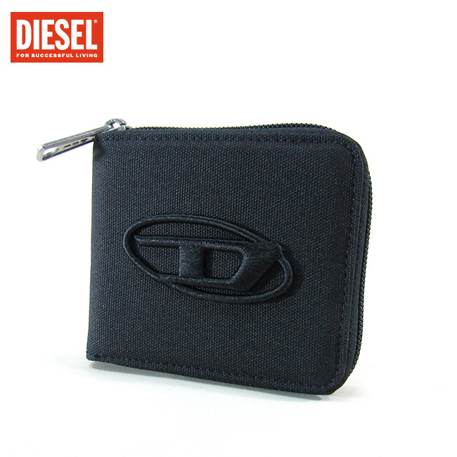 ディーゼル DIESEL メンズ 財布 2つ折り財布 HIRESH XS ZIPPI X09007