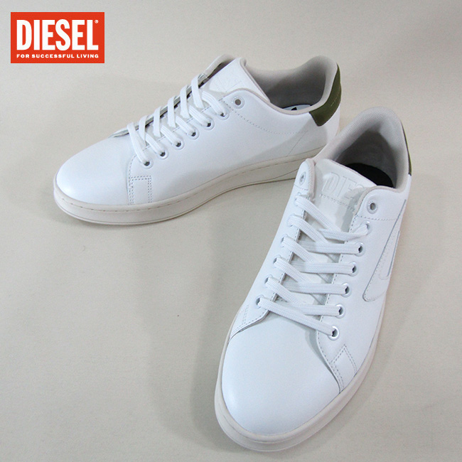 ディーゼル DIESEL スニーカー メンズ 40代 50代 30代 ローカット S-ATHENE LOW Y02869 P4423 / H9234  / ホワイト 白 サイズ：40.5/41/42/42.5/43