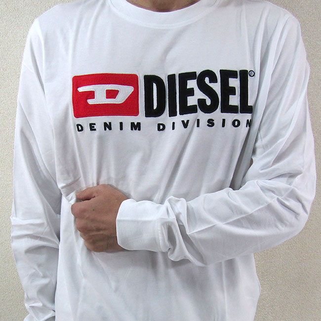 ディーゼル DIESEL メンズ 長袖 Tシャツ カットソー T-JUST-LS-DIV