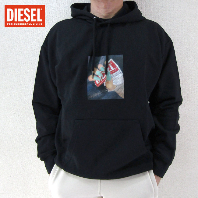 ディーゼル DIESEL メンズ スウェット パーカー S-UMMER-A84 A01864