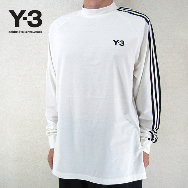 Y-3 ワイスリー Yohji Yamamoto ヨージヤマモト メンズ 長袖Tシャツ LS TEE オーバーサイズ IA1421 オフホワイト  サイズ：S/M/L