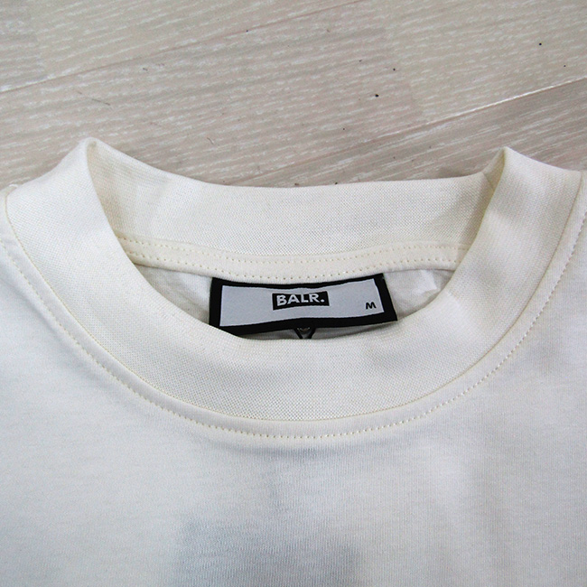 ボーラー BALR. Tシャツ メンズ 半袖 Blanks Box T-Shiirt B1112.1049 / 921 / オフホワイト  サイズ：S/M/L