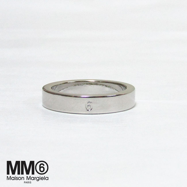 エムエムシックス メゾンマルジェラ MM6 Maison Margiela リング 指輪 レディース SM6UQ0035 SV0186 / 951 /  シルバー サイズ：2/3/4