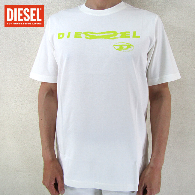 オンライン卸売価格 - 新品 DIESEL A03741 0JMAC 96B メンズ Tシャツ