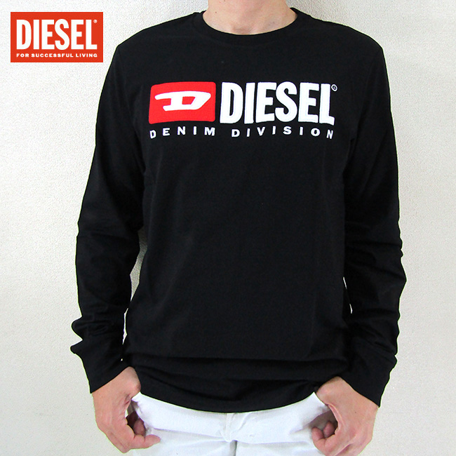 ディーゼル DIESEL メンズ 長袖 Tシャツ カットソー T-JUST-LS-DIV