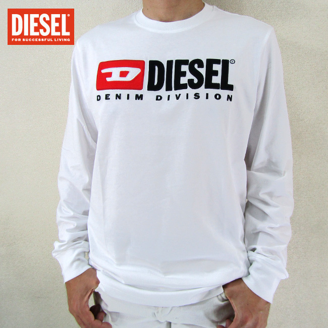 ディーゼル DIESEL メンズ 長袖 Tシャツ カットソー T-JUST-LS-DIV