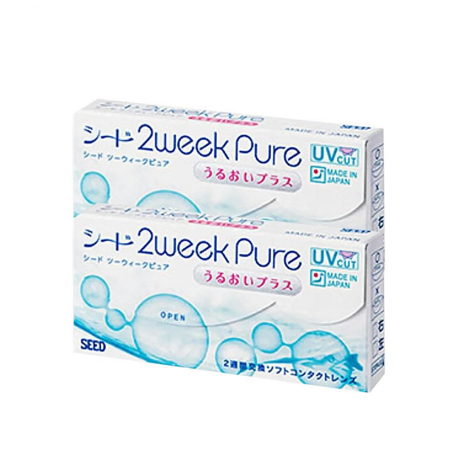 シード（SEED） 最安値挑戦 2week pureうるおいプラス 6枚入 2箱 追跡
