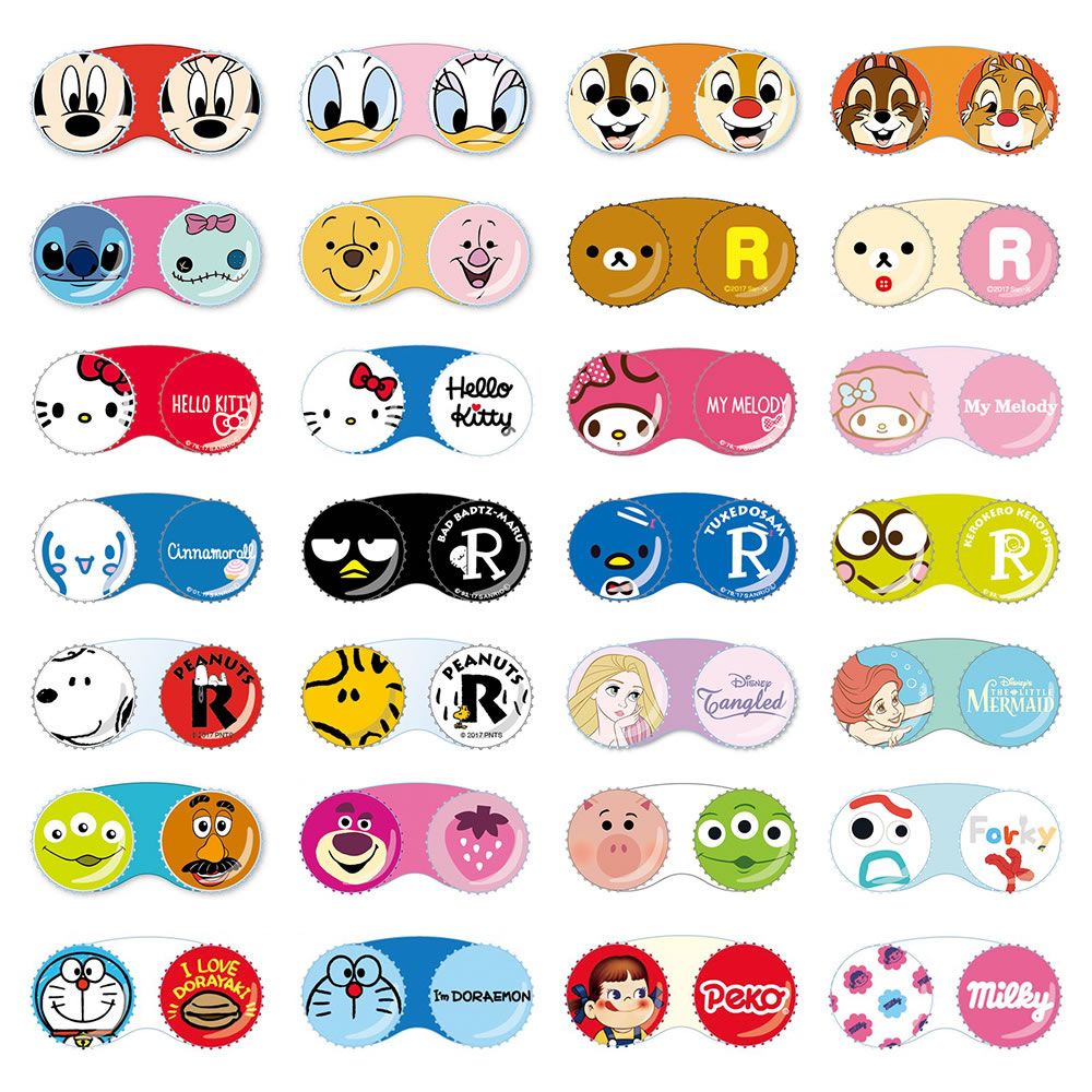 全28種(キャラクターコンタクトケース) キティー ドラエモン ミッキー