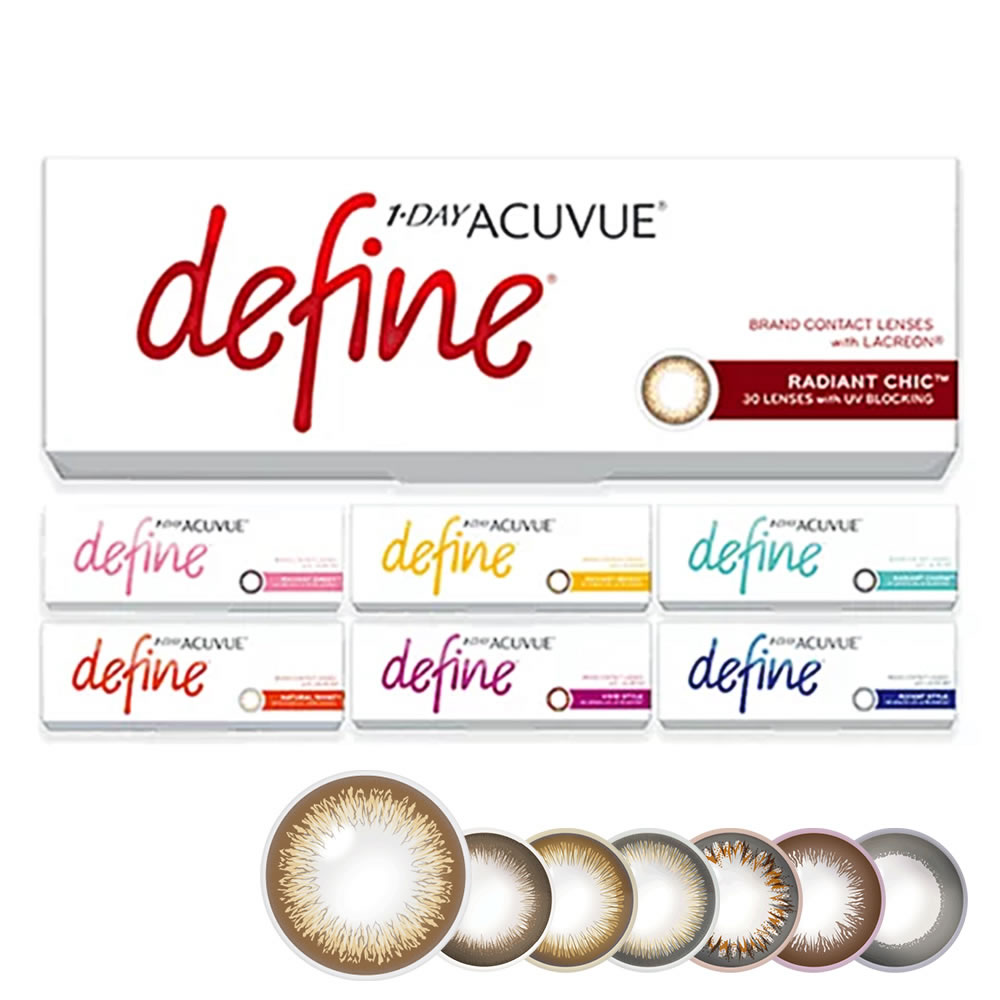 ジョンソンアンドジョンソン（J & J） アキュビュー(ACUVUE） ワンデーアキュビューディファイン 30枚 1箱　 | Johnson & Johnson