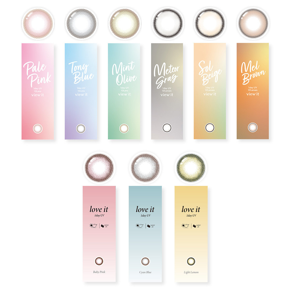 SEED カラコン ワンデー new ラブイット ビューイット ワンデー(10枚)【1箱】含水率58％ UVカット 潤い成分配合 BC8.7 DIA14.2 着色直径13.5 度あり 度なし｜コンタクトレンズ通販のグランプリ