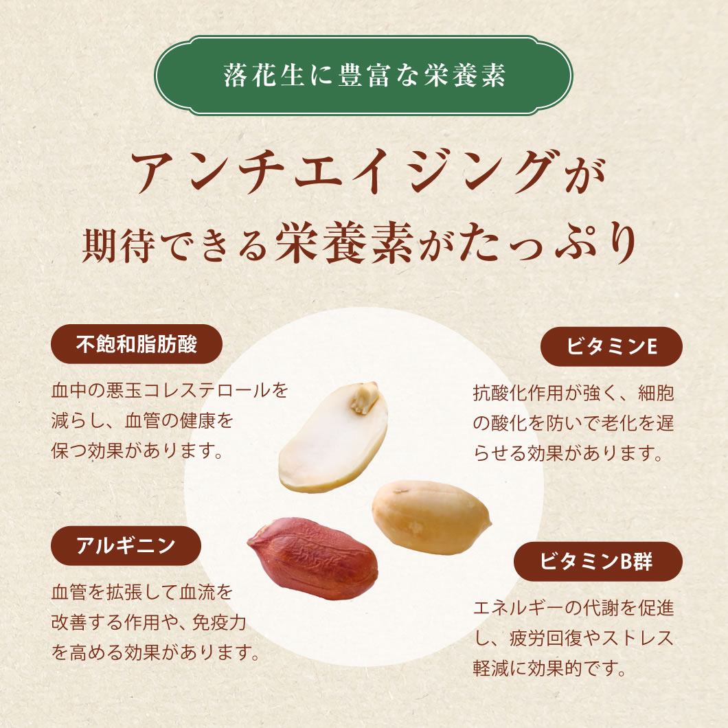 【千葉県八街産100%】落花生 素焼き【400...の詳細画像2