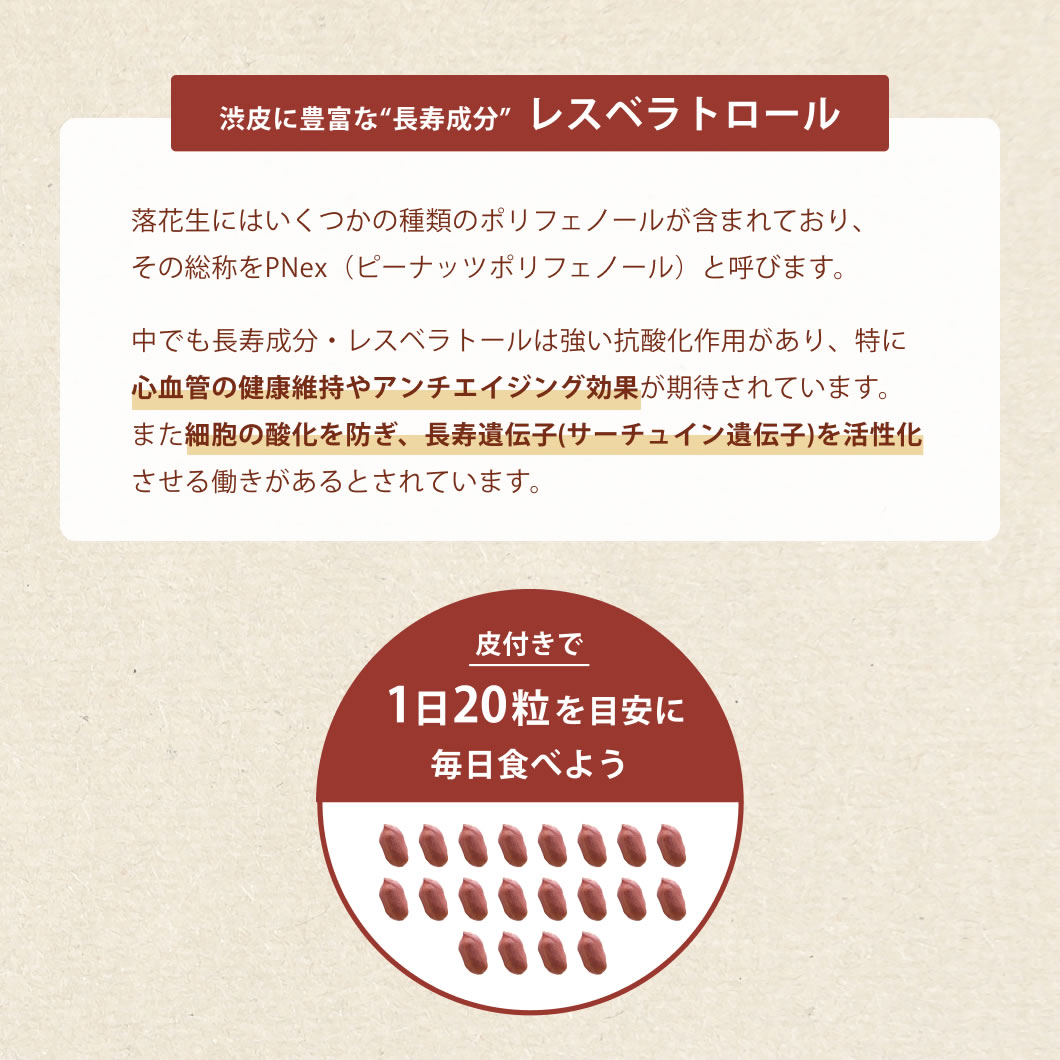 【千葉県八街産100%】落花生 素焼き【400...の詳細画像3