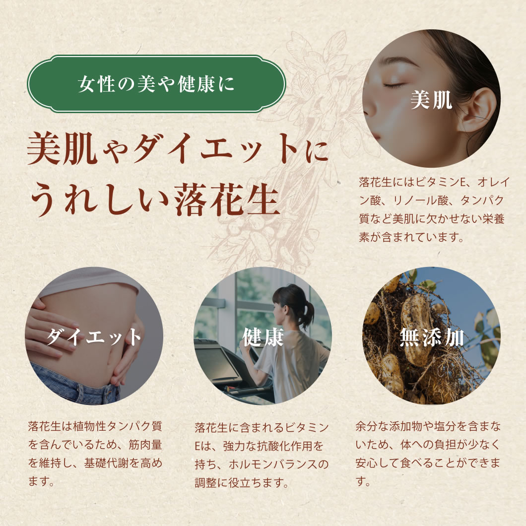 【千葉県八街産100%】落花生 素焼き【400...の詳細画像4