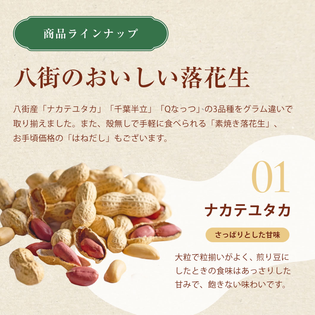 【千葉県八街産100%】落花生 素焼き【400...の詳細画像5