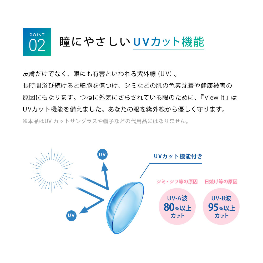 新発売 高含水 ビューイット 2week 55（6枚）【1箱】含水率55% 潤い成分配合 UVカット -12.00 高度数対応 コンタクト コンタクトレンズ 2week ツーウィーク |  | 04