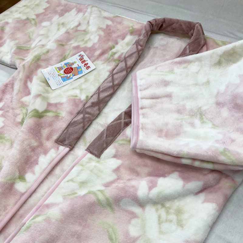 着る毛布 かいまき夜着毛布 シングル かいまき毛布 ニューマイヤー