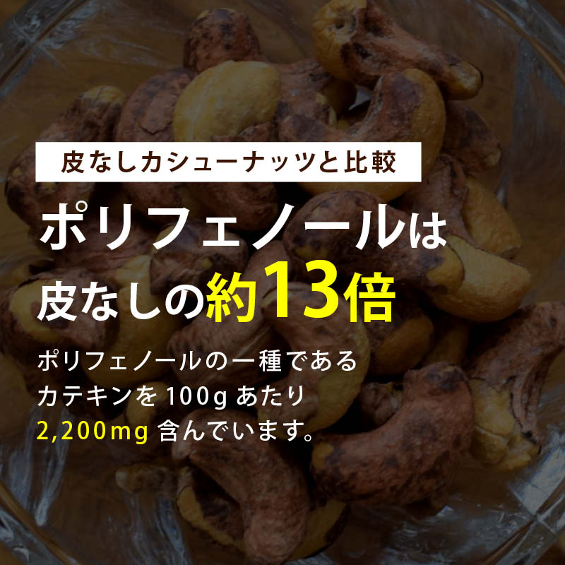 皮付きカシューナッツ うす塩 170g/440...の詳細画像4