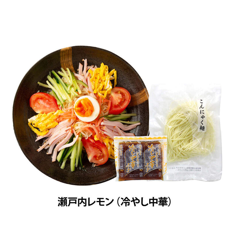MAEDAYA 前田家 こんにゃく麺 冷やし中華(蒟蒻麺)2食 ラーメン