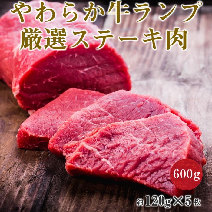 ステーキ 焼肉 やわらか 牛肉 ランプ ステーキ 肉 冷凍 600g約120g×5枚 :beeframp-600:MAEDAYA 前田家 - 通販 -  Yahoo!ショッピング