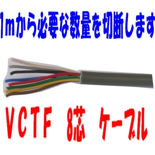 即日発送 富士電線 ＶＣＴＦケーブル 1.25mm2 ２芯 100ｍ VCTF1.25x2 