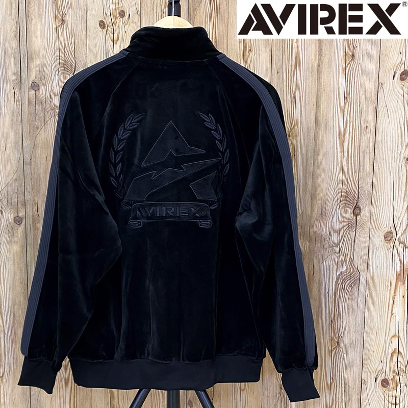 AVIREX アヴィレックス VELOUR TRACK JKT ベロア トラック ジャケット