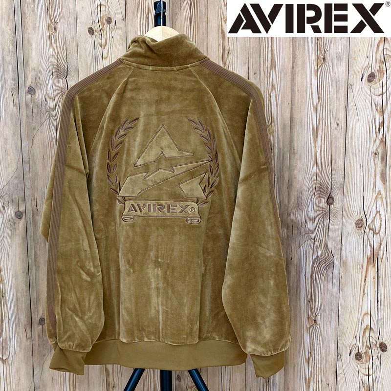 AVIREX アヴィレックス VELOUR TRACK JKT ベロア トラック ジャケット