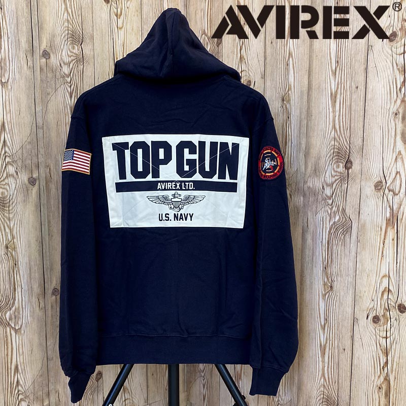 AVIREX アヴィレックス LONG SLEEVE ZIP PARKA DUST DEVILS 7...