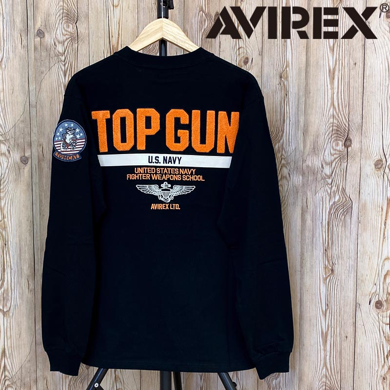 AVIREX アヴィレックス TOP GUN トップガン 長袖Tシャツ ロングTシャツ