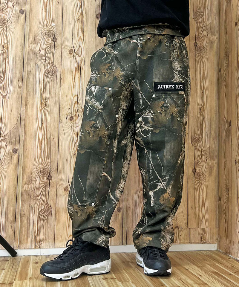 【イタリア製】AVIREX アヴィレックス ミリタリー パンツ AVIREX（アヴィレックス） SWEAT PAINTER PANTS REAL TREE スウェット