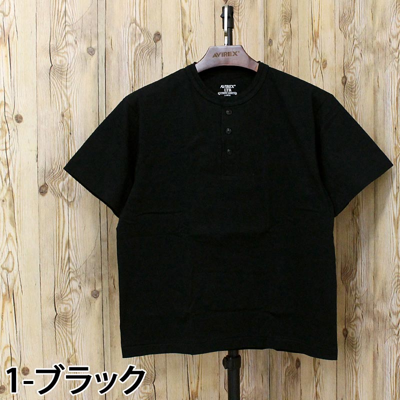 AVIREX（アヴィレックス） HENLEY NECK PACK T-SHIRT 783-5934019