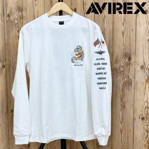 AVIREX アビレックス スーベニア ロングスリーブ Tシャツ メンズブランド