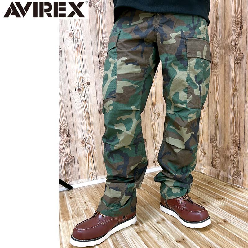 AVIREX アヴィレックス カーゴパンツ COTTON RIPSTOP FATIGUE PANTS