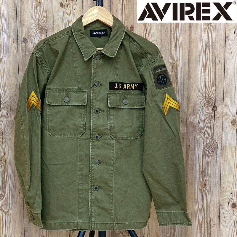 AVIREX アヴィレックス VINTAGE WASH TYPE OG-107 SHIRTS 長袖